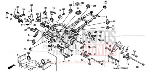 CARROSSERIE DE CHASSIS ST1100T de 1996